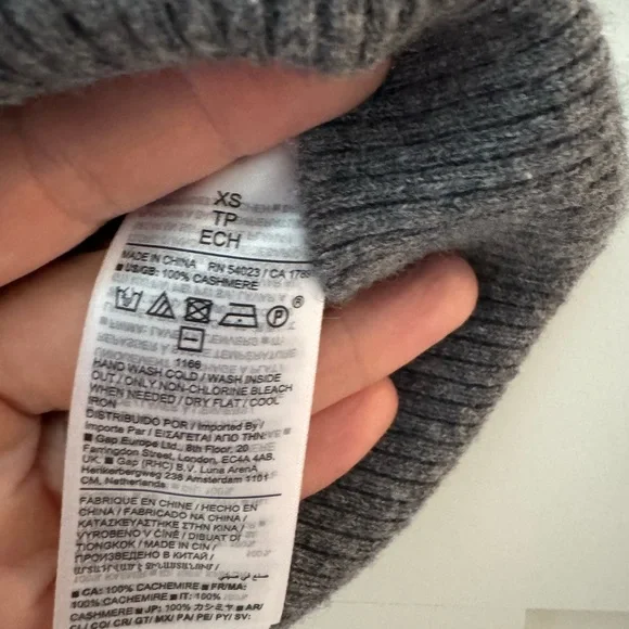 Banana Republic sleeveless cashmere turtleneck size XS - Picture 3 of 4